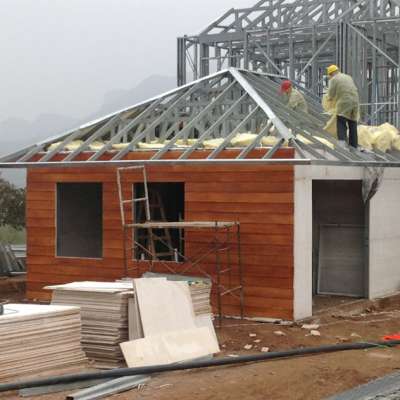 mgo board luxury light steel prefab house prefabricated villa