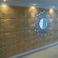 bamboo fiber 3d wall decor panel for building